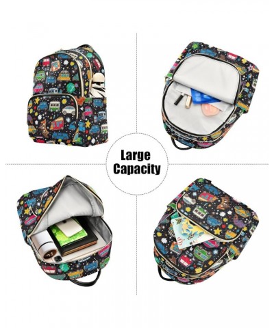 Cute Car Backpack Purse for Women Small Travel Bag Fashion Daypack M 202a3148 S(10.23"x5.11"x12.59") 202a3148 $16.40 Backpacks