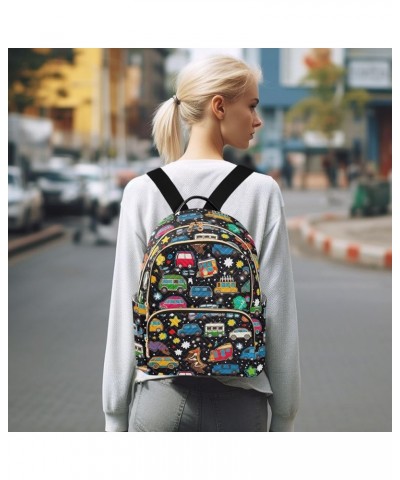 Cute Car Backpack Purse for Women Small Travel Bag Fashion Daypack M 202a3148 S(10.23"x5.11"x12.59") 202a3148 $16.40 Backpacks