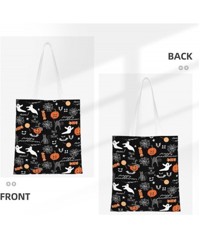 Halloween Pumpkins Single Shoulder Fashion Canvas Tote Shopping Bags Handbags For Men And Women Halloween Pumpkins31 $10.33 T...