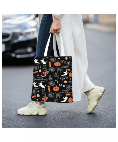 Halloween Pumpkins Single Shoulder Fashion Canvas Tote Shopping Bags Handbags For Men And Women Halloween Pumpkins31 $10.33 T...