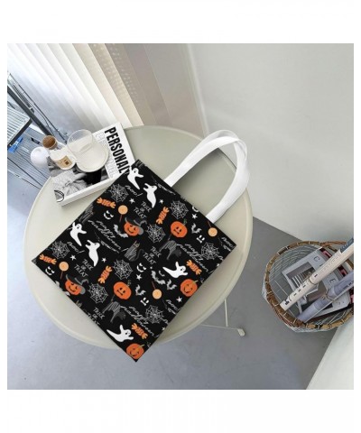 Halloween Pumpkins Single Shoulder Fashion Canvas Tote Shopping Bags Handbags For Men And Women Halloween Pumpkins31 $10.33 T...