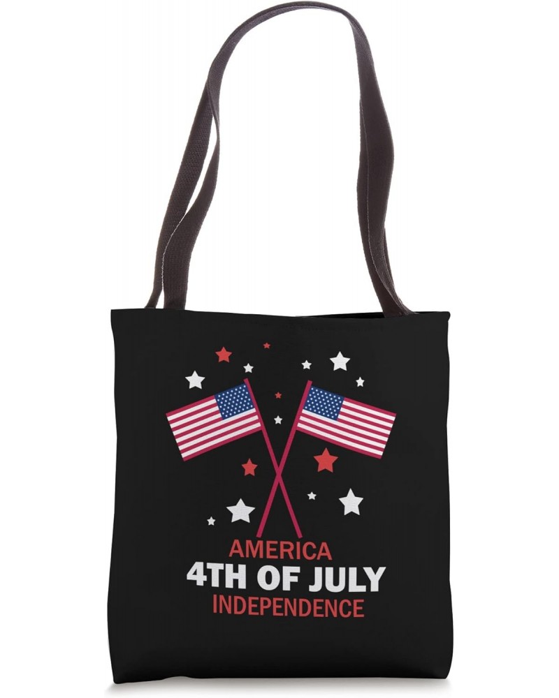 America July 4th Day Independence US Flag Patriotic Tote Bag $11.70 Totes