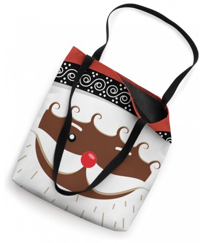 afro american black claus african santa christmas Tote Bag $12.95 Totes