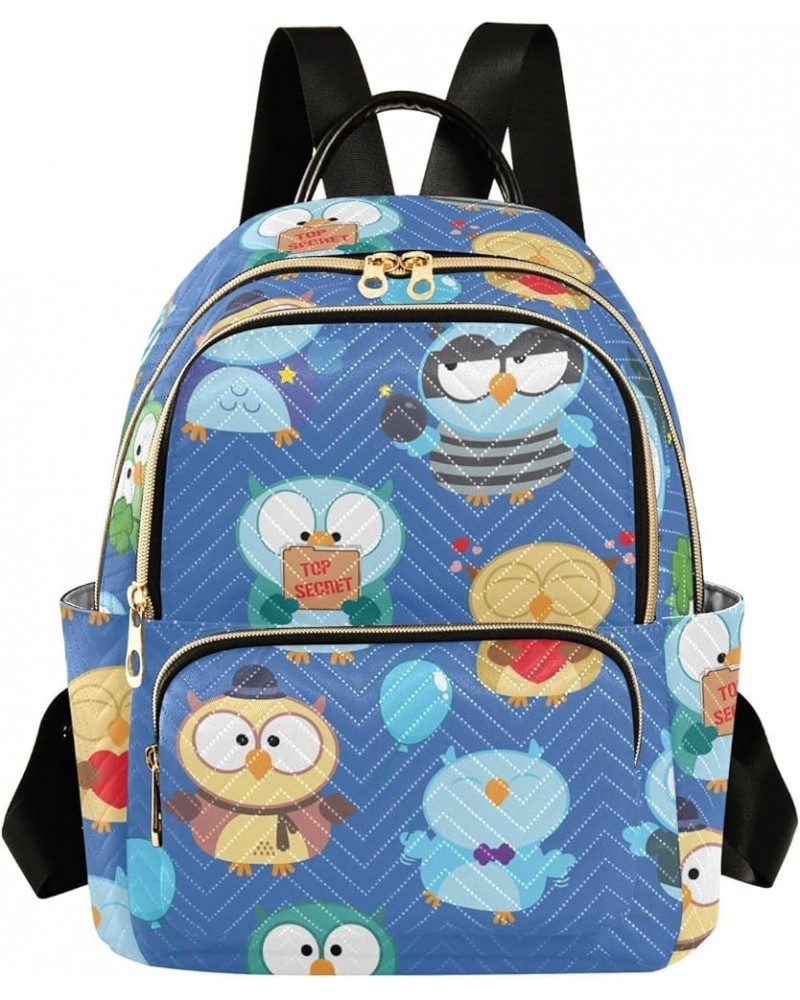 Mini Backpack Purse for Women Lightweight Girls Small Size Cute Bird Owl School Teens College Traveling Small $17.48 Backpacks