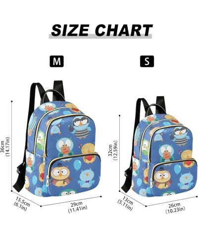 Mini Backpack Purse for Women Lightweight Girls Small Size Cute Bird Owl School Teens College Traveling Small $17.48 Backpacks