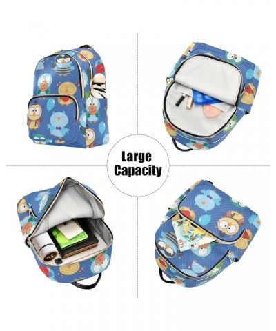 Mini Backpack Purse for Women Lightweight Girls Small Size Cute Bird Owl School Teens College Traveling Small $17.48 Backpacks