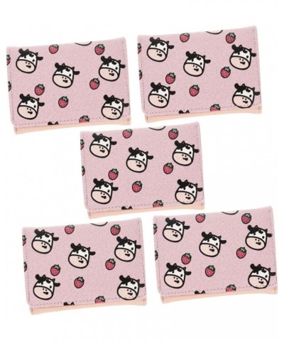 3pcs Compact Wallet Cow Wallet Cow Print Stuff Womens Western Wallet Tri- Folded Wallet Pocket Holder Mini Women Tote Handbag...