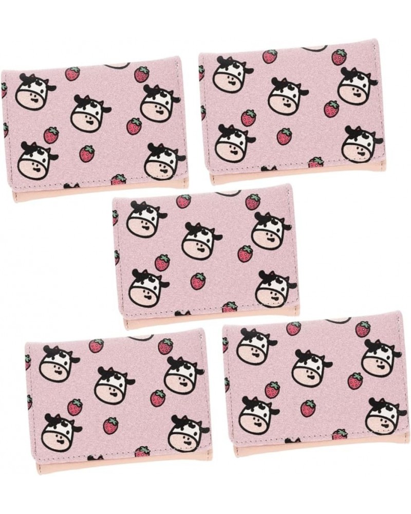 3pcs Compact Wallet Cow Wallet Cow Print Stuff Womens Western Wallet Tri- Folded Wallet Pocket Holder Mini Women Tote Handbag...