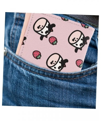 3pcs Compact Wallet Cow Wallet Cow Print Stuff Womens Western Wallet Tri- Folded Wallet Pocket Holder Mini Women Tote Handbag...