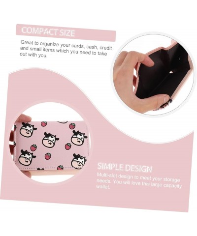 3pcs Compact Wallet Cow Wallet Cow Print Stuff Womens Western Wallet Tri- Folded Wallet Pocket Holder Mini Women Tote Handbag...