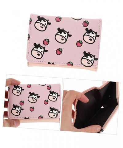 3pcs Compact Wallet Cow Wallet Cow Print Stuff Womens Western Wallet Tri- Folded Wallet Pocket Holder Mini Women Tote Handbag...