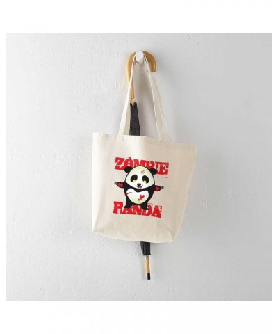 Baby Panda Tote Bag Natural Canvas Tote Bag, Cloth Shopping Bag Zombie Panda Tote Bag $8.95 Travel Gear