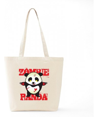 Baby Panda Tote Bag Natural Canvas Tote Bag, Cloth Shopping Bag Zombie Panda Tote Bag $8.95 Travel Gear