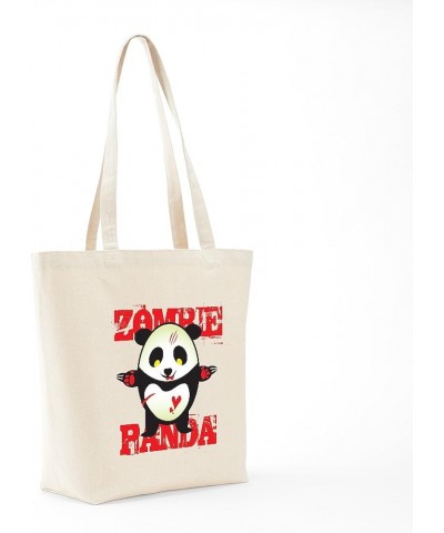 Baby Panda Tote Bag Natural Canvas Tote Bag, Cloth Shopping Bag Zombie Panda Tote Bag $8.95 Travel Gear