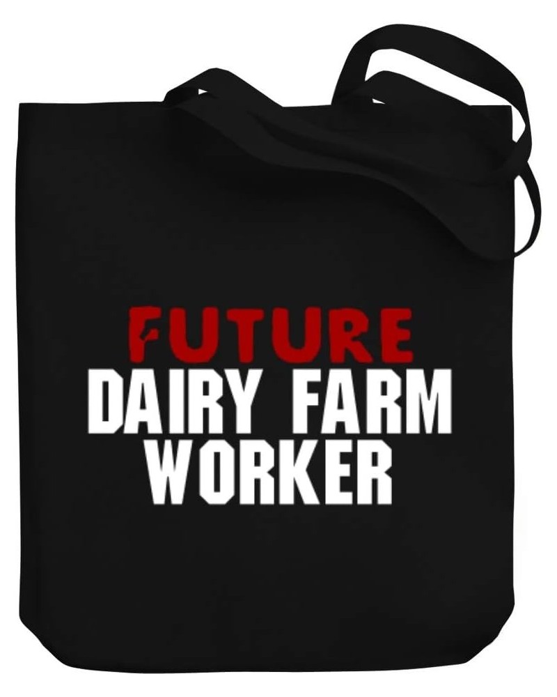 Future Dairy Farm Worker Canvas Tote Bag 10.5" x 16" x 4 $18.00 Totes