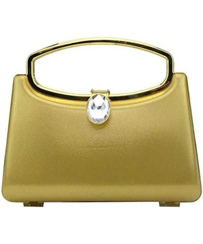 Women's Evening Handbags Evening Clutch PU Handbag, Diamond Design, for Business Banquet, Party Yellow $30.57 Evening Bags