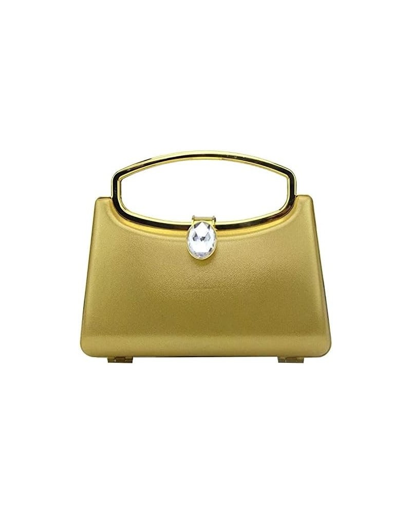 Women's Evening Handbags Evening Clutch PU Handbag, Diamond Design, for Business Banquet, Party Yellow $30.57 Evening Bags