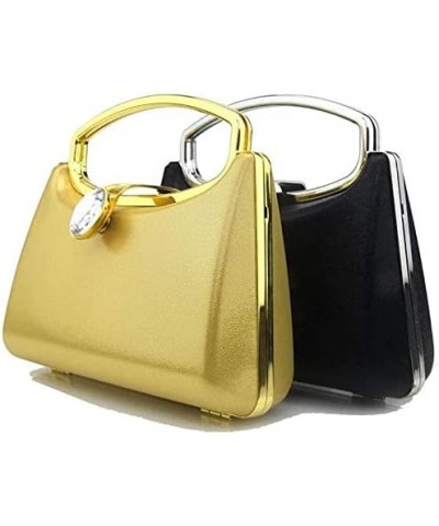 Women's Evening Handbags Evening Clutch PU Handbag, Diamond Design, for Business Banquet, Party Yellow $30.57 Evening Bags