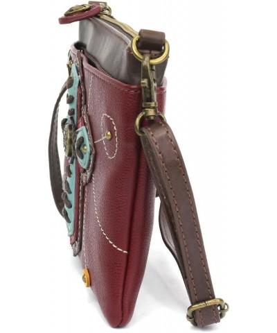 Chala Chevron Cross Vegan Leather Mini Crossbody Bag $30.09 Crossbody Bags