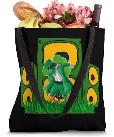 Lucky Dabbin Green Dancing Leprechaun St. Patrick's Day Idea Tote Bag $16.24 Totes