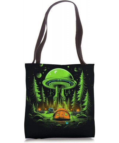 Camping UFO Gear Alien Abduction Tote Bag $13.33 Totes