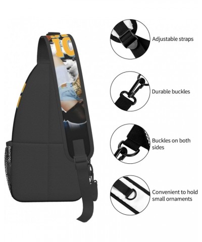 Sling Crossbody Bag Ice Rapper Spice Adjustable Strap Chest Shoulder Bags For Women Men Travel Backpack $18.28 Crossbody Bags