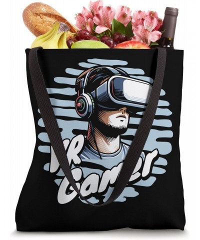 VR Gamer Virtual Reality Player Enthusiast Tote Bag $11.04 Totes