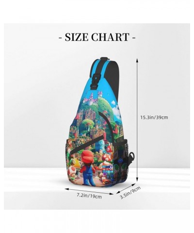 Cute Anime Cartoon Chest Crossbody Bag Men Women Casual Sling Backpacks Sling Bag For Travel Hiking Sport Gifts E9 E5 $12.55 ...