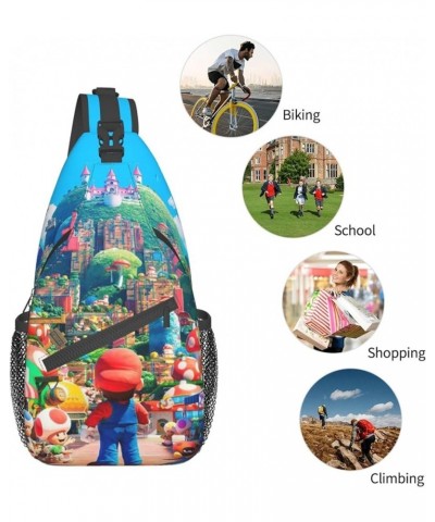 Cute Anime Cartoon Chest Crossbody Bag Men Women Casual Sling Backpacks Sling Bag For Travel Hiking Sport Gifts E9 E5 $12.55 ...