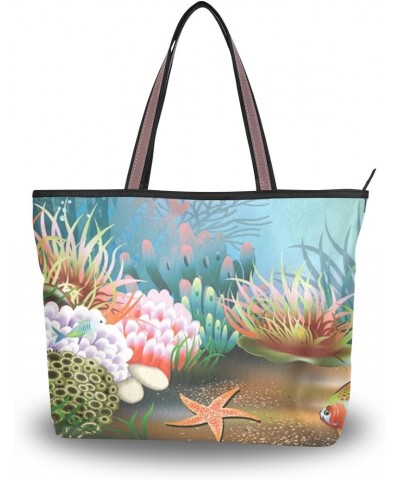 Women Tote Bag Cactus Flamingo Floral Hummingbirds Beach Handbag Shoulder Bag Multi08 $11.92 Totes