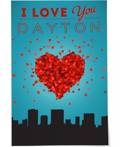 24x36 Inch Giclee Print, I Love You Dayton, Ohio $26.99 Totes