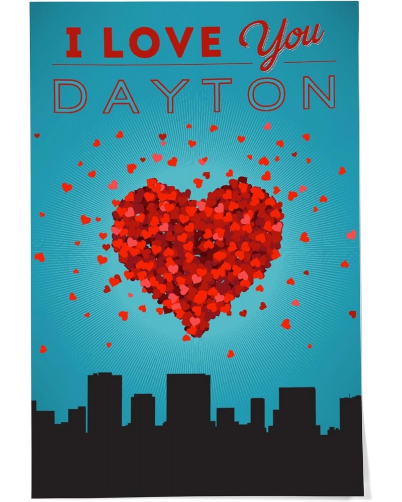 24x36 Inch Giclee Print, I Love You Dayton, Ohio $26.99 Totes