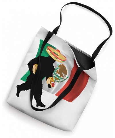 Sasquatch Bigfoot Taco Tuesday Mexican Food & Flag Gift Idea Tote Bag $13.44 Totes