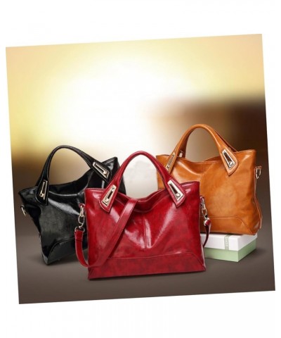 2pcs Across Body Bag for Women Ladies Crossbody Bags Ladies Tote Handbags Shoulder Bag for Women Leather Blackx2pcs $24.27 Totes