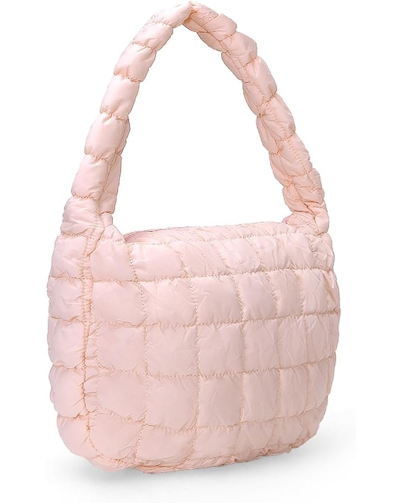 Quilted Tote Bag for Women, Puffer Hobo Bag Lightweight Puffy Handbags Carryall Padding Shoulder Bag Trendy Bags 2024 Medium-...