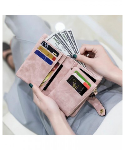 ZengSong Wallet Women Small for Travel Womens Cardholder Bifold Cute with Zipper Card Holder Credit Wallets(Gray) Military Gr...