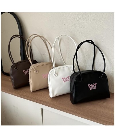 Women's Harajuku Preppy Tote Bags Aesthetic Leather Handbag Japanese Shoulder Bag Fairycore Business Trips Bag Brown $12.09 T...