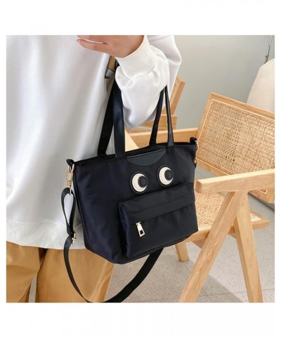 Funny Eyes Shoulder Bag for Women Chic Face Crossbody Bag Handbag Shopping Bags Purse (Zipper Style) Zipper Style $25.64 Totes