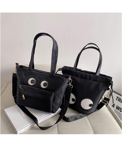 Funny Eyes Shoulder Bag for Women Chic Face Crossbody Bag Handbag Shopping Bags Purse (Zipper Style) Zipper Style $25.64 Totes