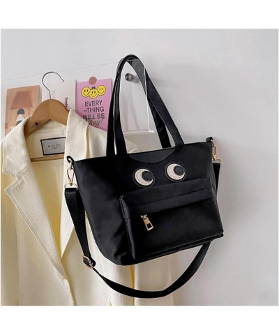 Funny Eyes Shoulder Bag for Women Chic Face Crossbody Bag Handbag Shopping Bags Purse (Zipper Style) Zipper Style $25.64 Totes