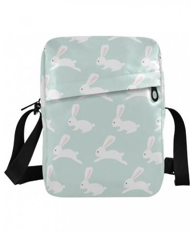 Crossbody Phone Bag Easter Bunny Rabbit Small Messenger Shoulder Bag Cash Handbag Wallet Purse(239rh0a) $10.12 Crossbody Bags