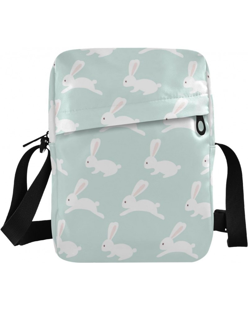 Crossbody Phone Bag Easter Bunny Rabbit Small Messenger Shoulder Bag Cash Handbag Wallet Purse(239rh0a) $10.12 Crossbody Bags