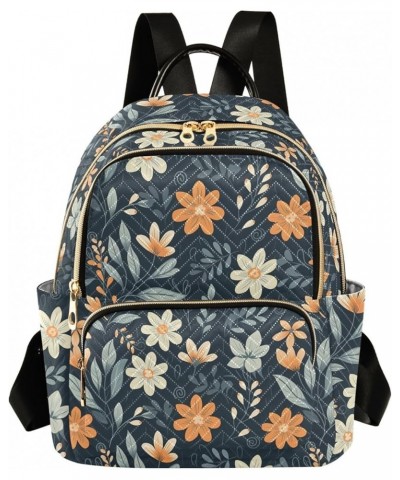 Retro Floral Style Fashion Backpack Purse for Women, Casual Daypacks, Ladies Gift for Traveling Hiking Multicolor Small $16.1...