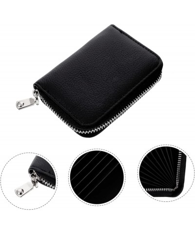 3 Pcs Coin Purse Fashionable Wallet Leather Credit Holder Wallet Black Wallet Zipper Coin Wallet Coin Pouch Womens Wallet Blo...