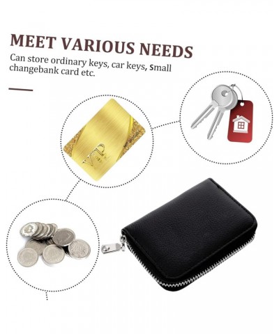 3 Pcs Coin Purse Fashionable Wallet Leather Credit Holder Wallet Black Wallet Zipper Coin Wallet Coin Pouch Womens Wallet Blo...