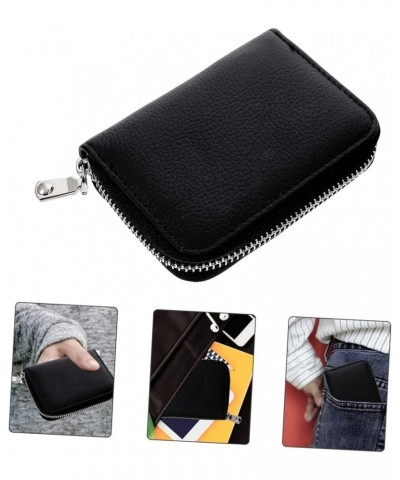 3 Pcs Coin Purse Fashionable Wallet Leather Credit Holder Wallet Black Wallet Zipper Coin Wallet Coin Pouch Womens Wallet Blo...