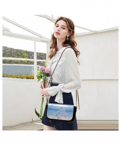 Crossbody Bags for Women Trendy Women's Black Shoulder Bag Small PU Leather Flap Cross Body Bag Handbags Pattern8 $19.26 Cros...