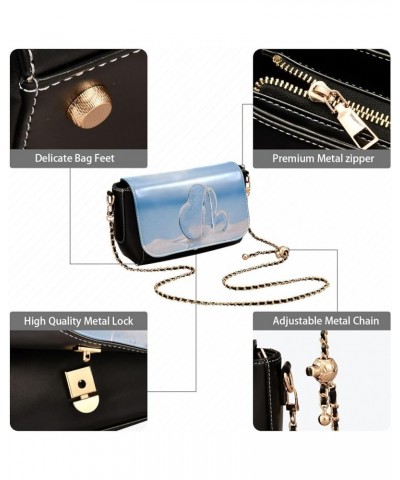 Crossbody Bags for Women Trendy Women's Black Shoulder Bag Small PU Leather Flap Cross Body Bag Handbags Pattern8 $19.26 Cros...