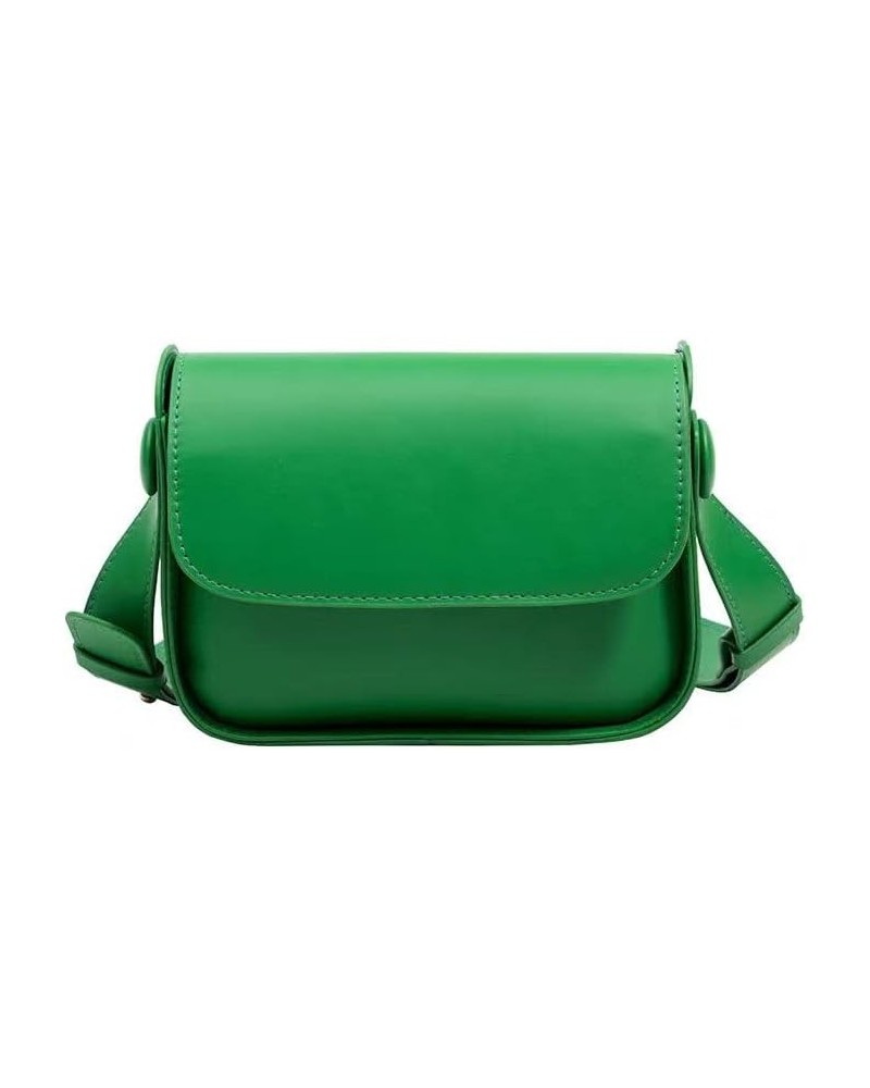 Ladies Casual Crossbody Bag, Fashionable Pu Leather Small Square Bag, Shoulder Armpit Bag(green) $15.11 Shoulder Bags