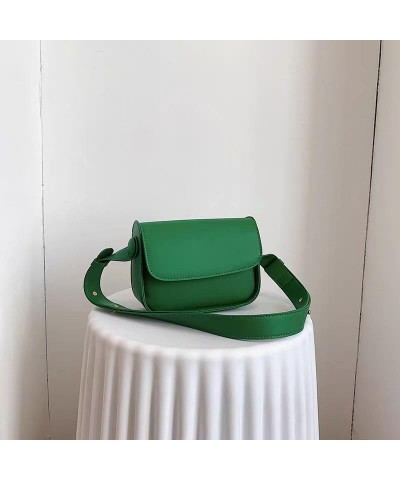 Ladies Casual Crossbody Bag, Fashionable Pu Leather Small Square Bag, Shoulder Armpit Bag(green) $15.11 Shoulder Bags